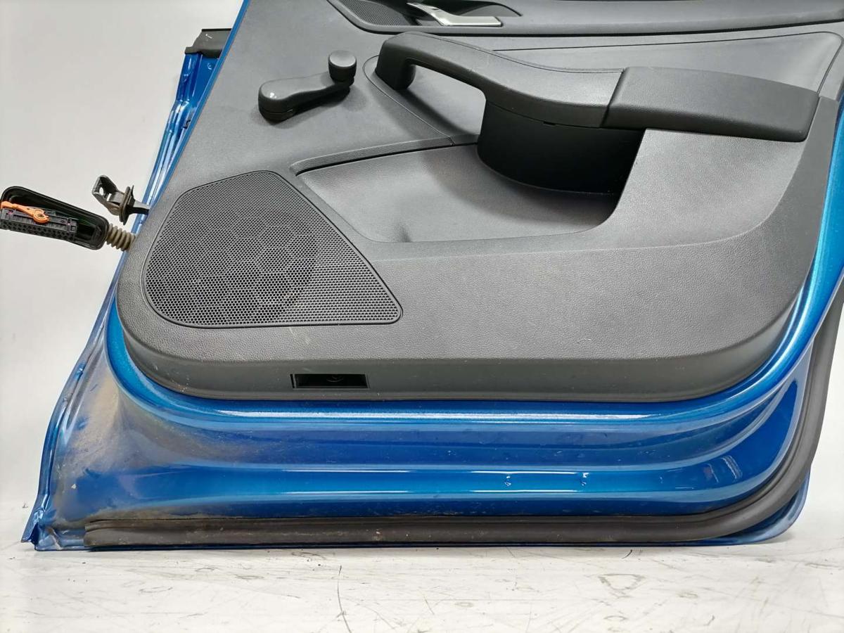 Skoda Rapid NH original T&uuml;r hinten rechts Limousine LF5W Race Blue Bj.2013